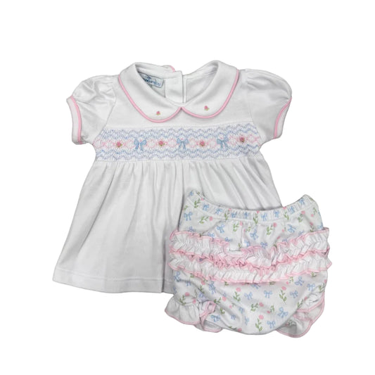Evelyn's Classics Smocked Diaper Cover Set