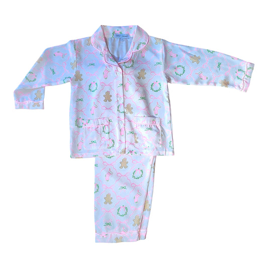 Christmas Bow Trellis Print Pj’s