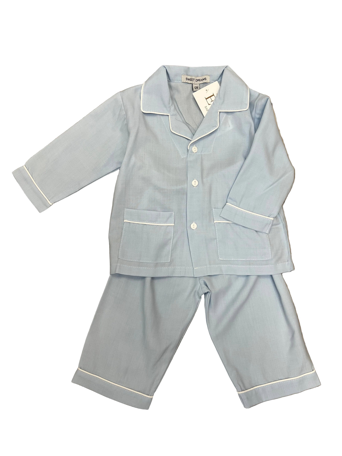 Blue Long Sleeve PJ's