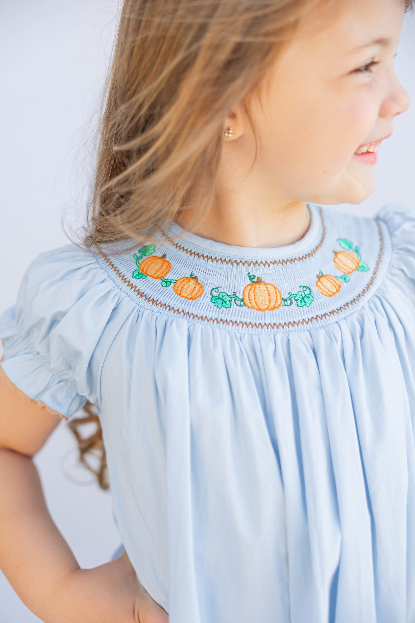 Blue Pumpkin Smocked Dress