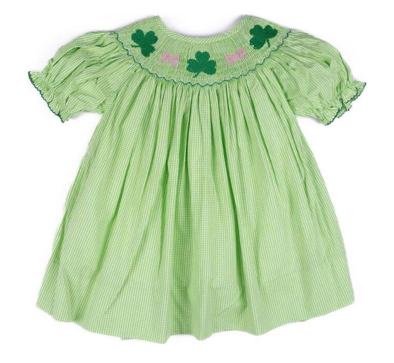 Girls Smocked Clover Dress