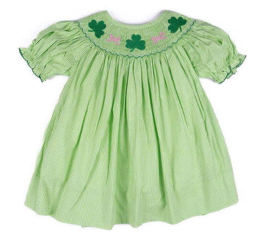 Girls Smocked Clover Dress