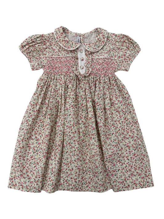 Samantha Floral Smocked Dress