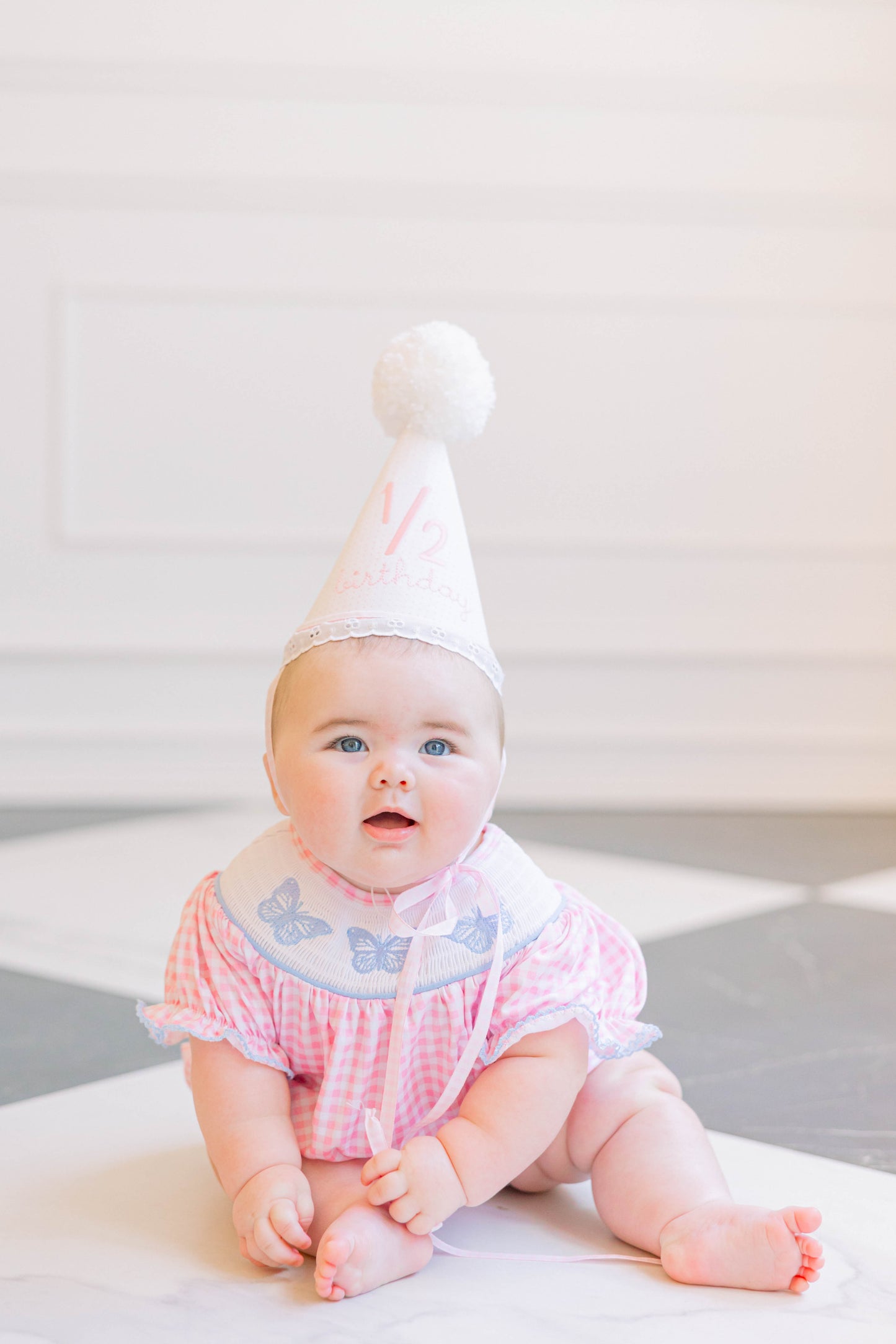 Smocked Butterfly Bubble Romper