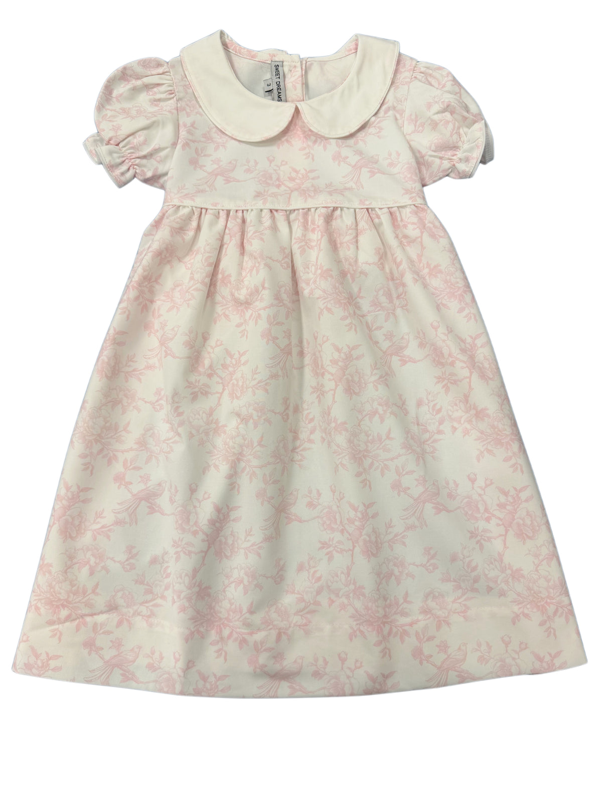 Victoria Pink Toile Print Dress