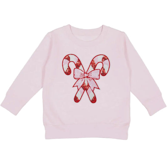 Candy Cane Patch Sweatshirt