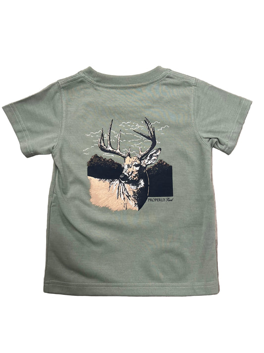 Boys Buck SS Sage