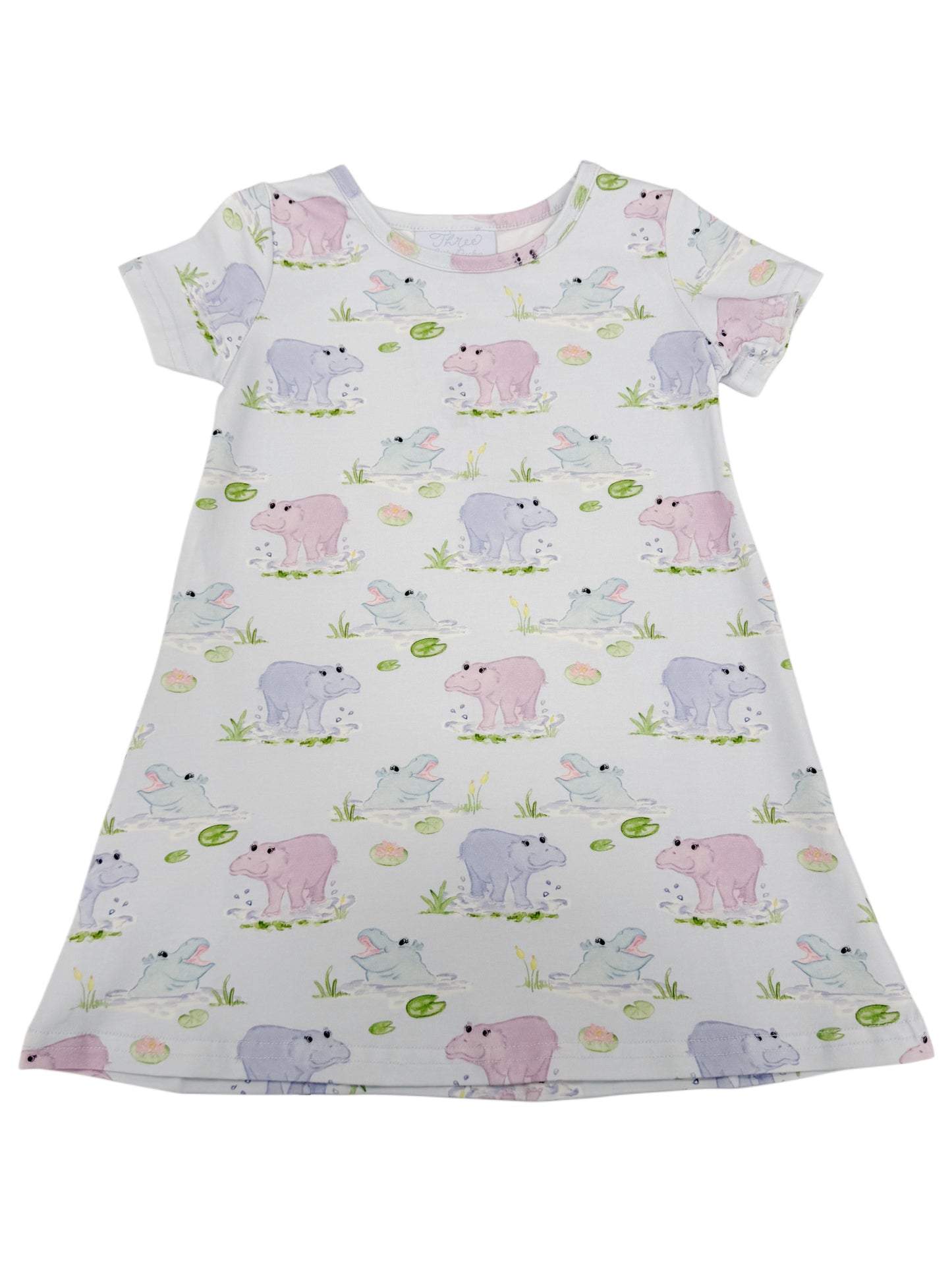 Charlotte Play Dress - Magnolia Marsh Hippos