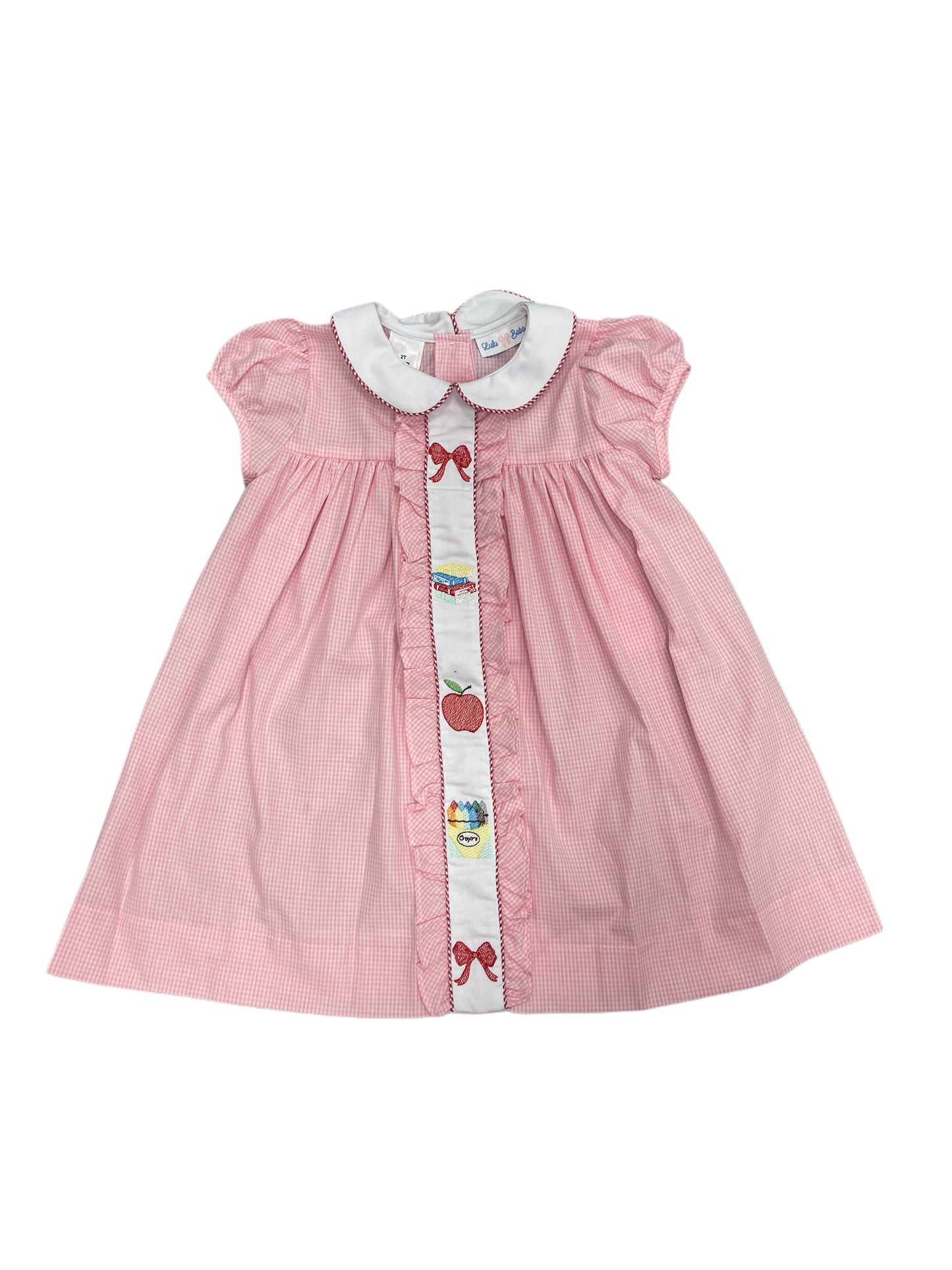 School Embroidered Center Dress