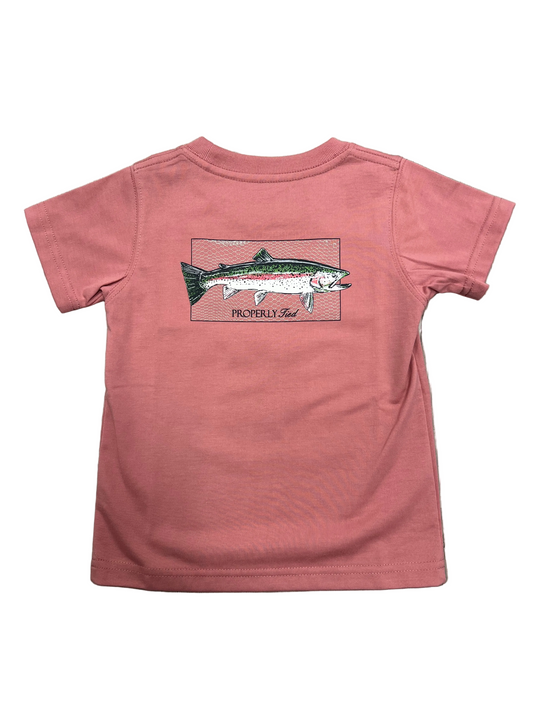 Boys Rainbow Trout SS Salmon