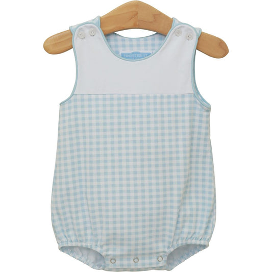 Madden Bubble- Light Blue Gingham