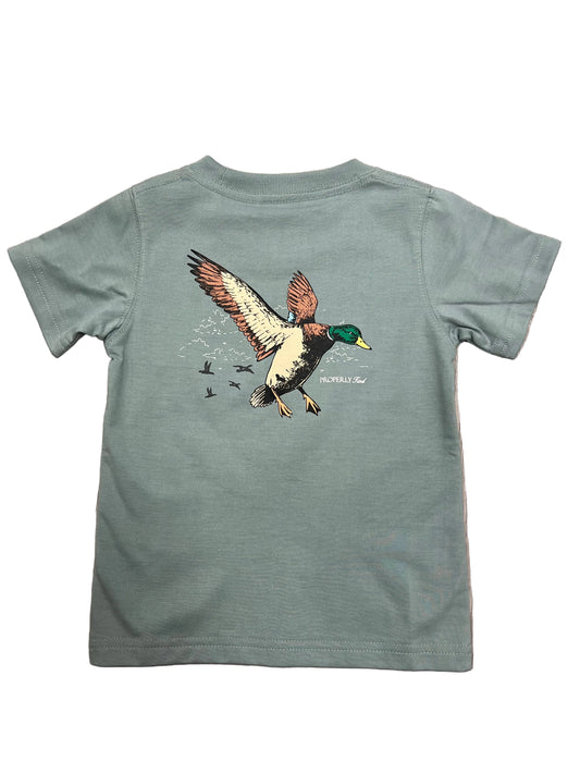 Boys Mallard Flight SS Fog