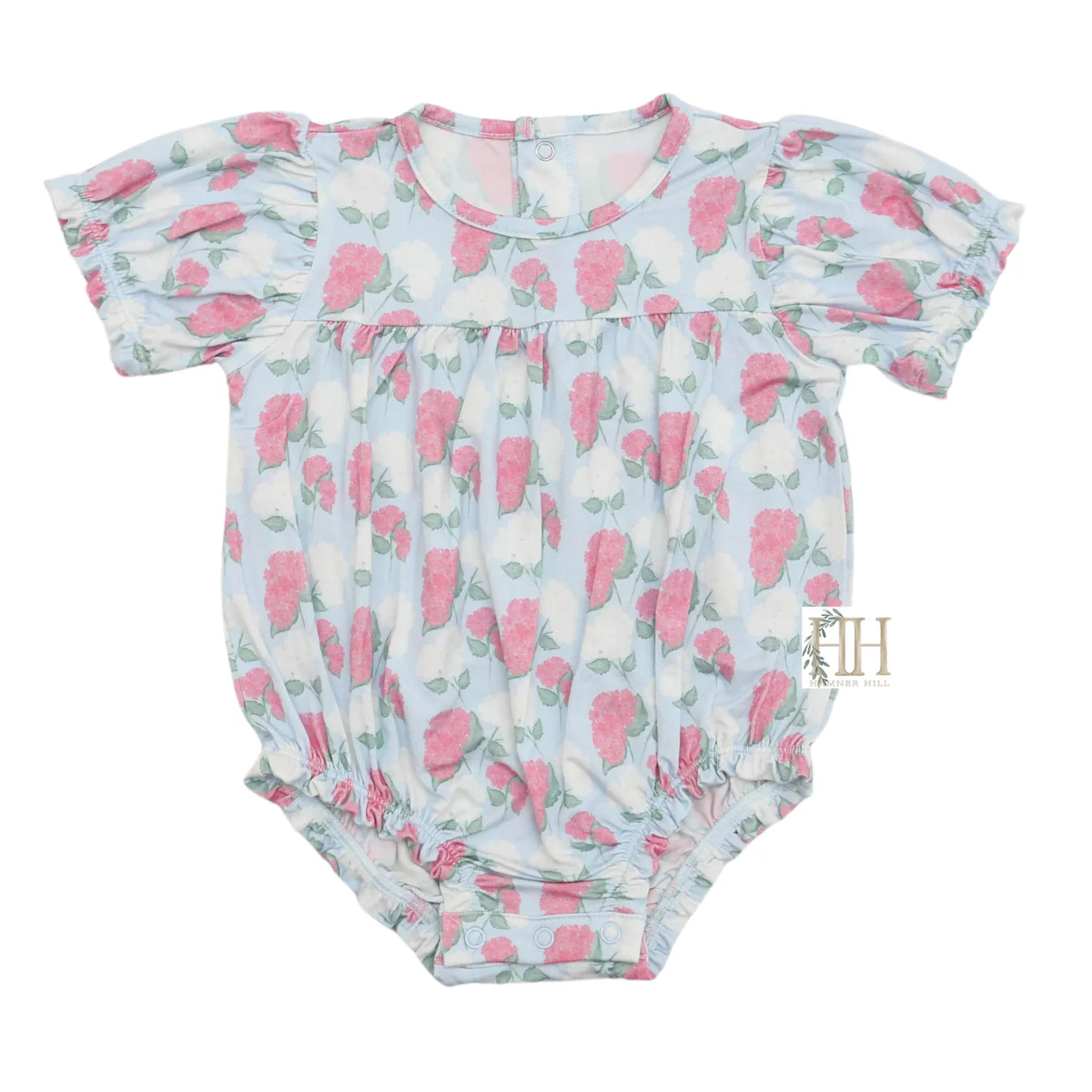 Girls Pink Hydrangeas Bamboo Bubble