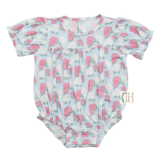 Girls Pink Hydrangeas Bamboo Bubble