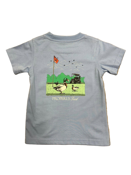 Boys Fowl Play SS Light Blue