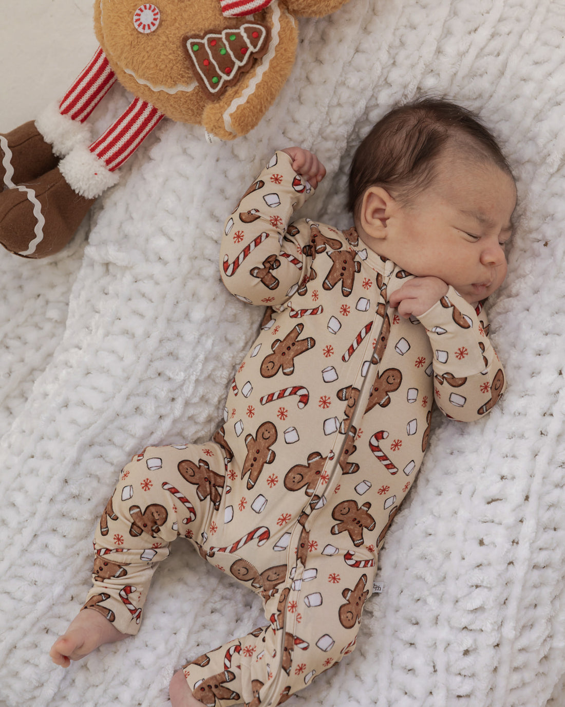 Gingerbread | Bamboo Zipper Pajamas
