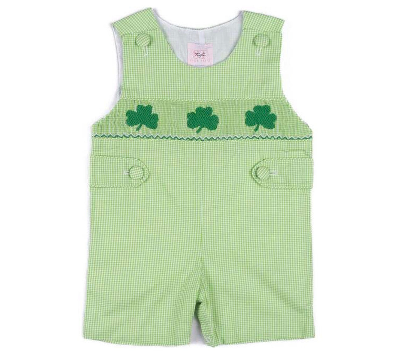 Boys Smocked Clover Jon Jon