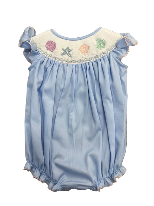 Seashell Smocked Bishop Bubble