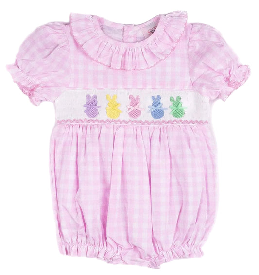Girls Smocked Peeps Bubble