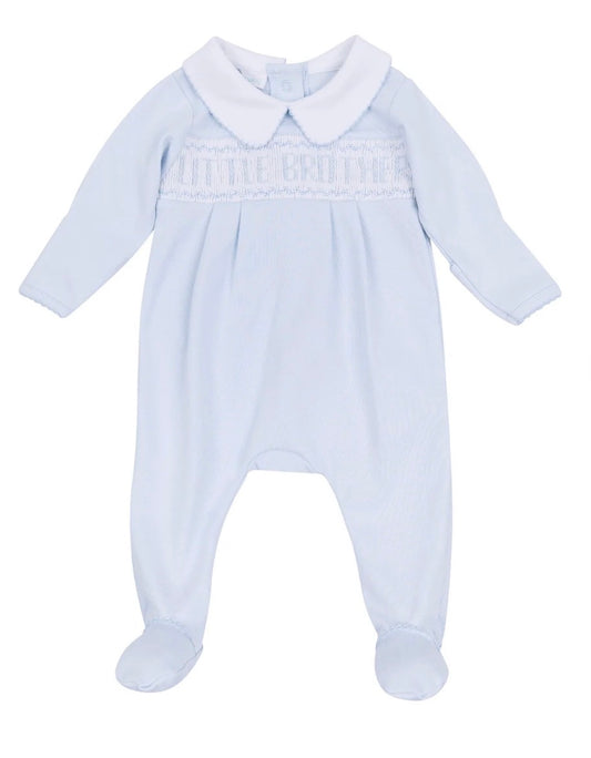 Little Brother Smocked Footie