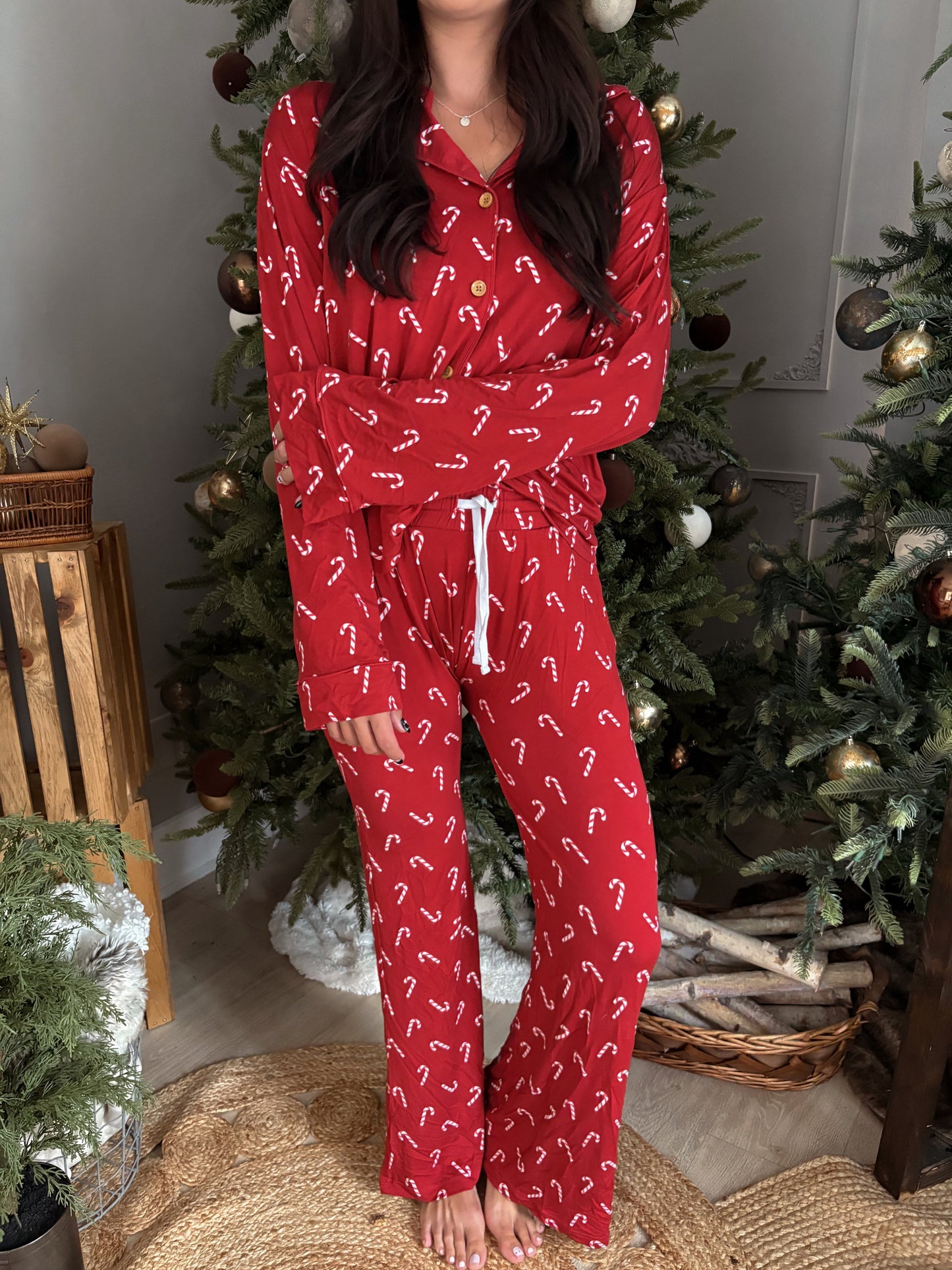 Candy Cane | Women's Bamboo Set