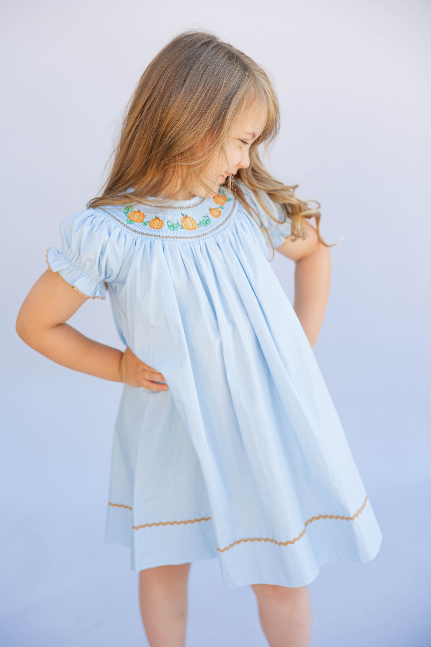 Blue Pumpkin Smocked Dress