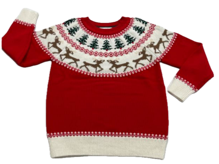 Red Reindeer Sweater