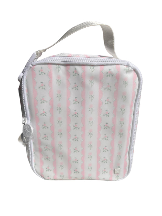 Lunch Box Insulated Lunch Bag- RIBBON FLORAL PINK