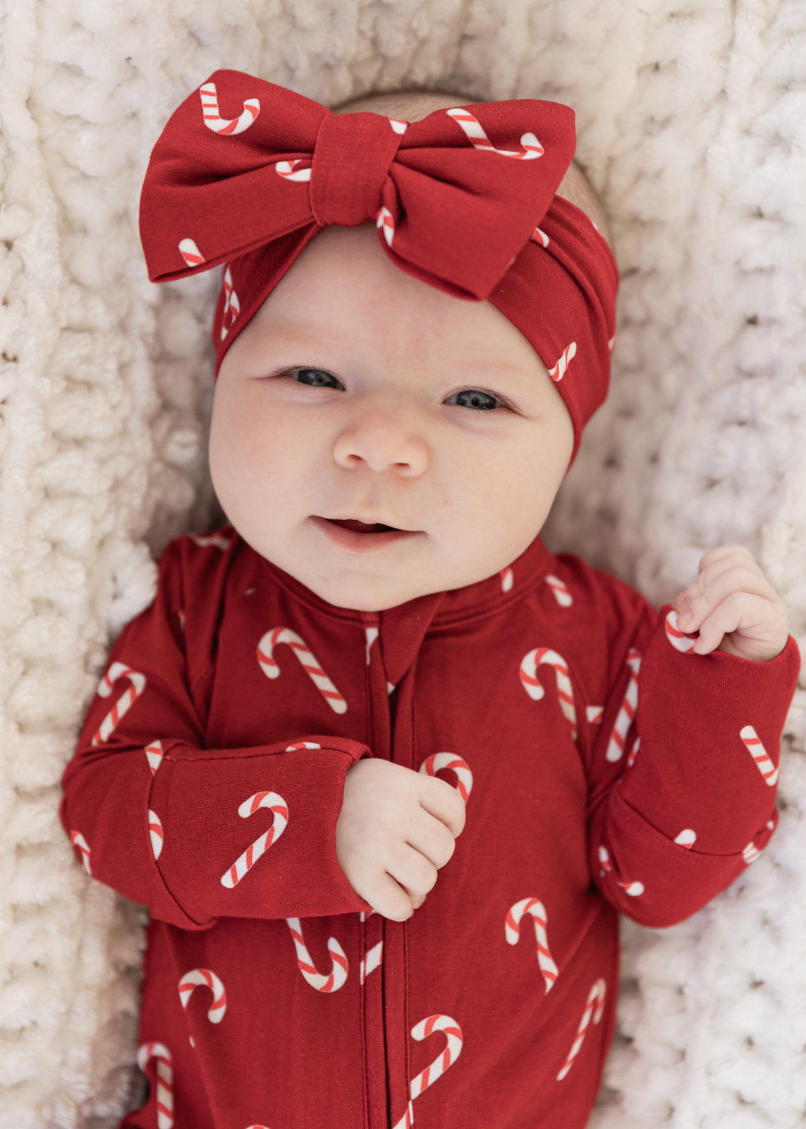 Candy Cane | Bamboo Zipper Pajamas