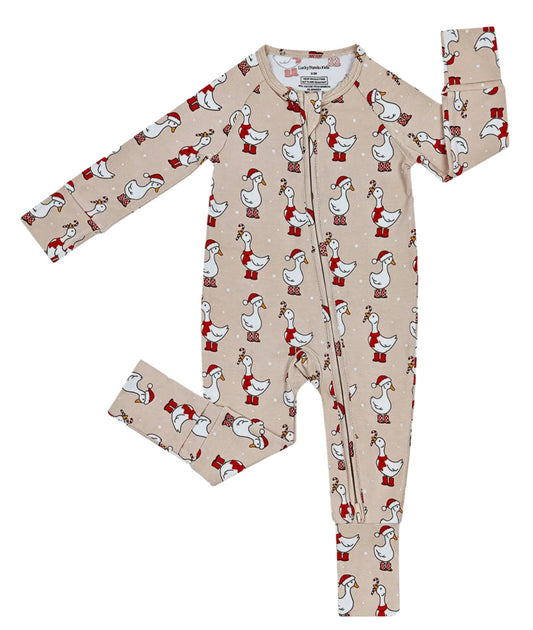 Bamboo Zip Romper | Merry Goose