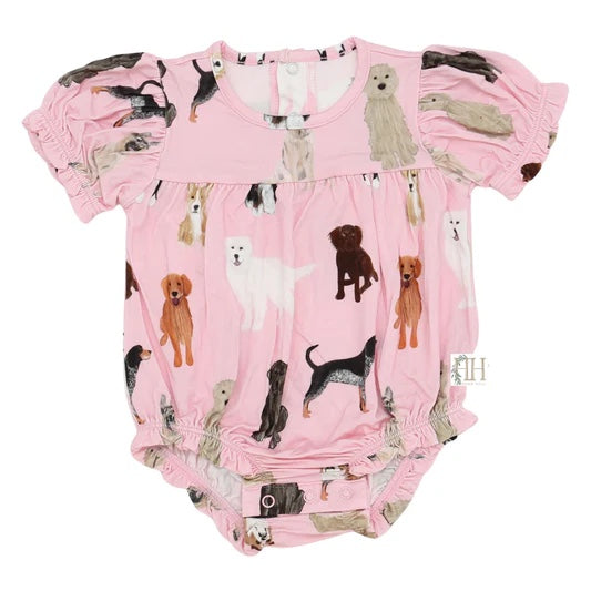 Girls Multi Dog Bamboo Bubble