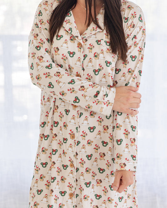 Pooh Christmas | Women's Bamboo Nightgown