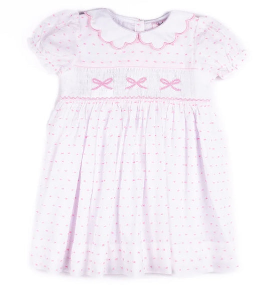 Bertie Bow Smocked Dress