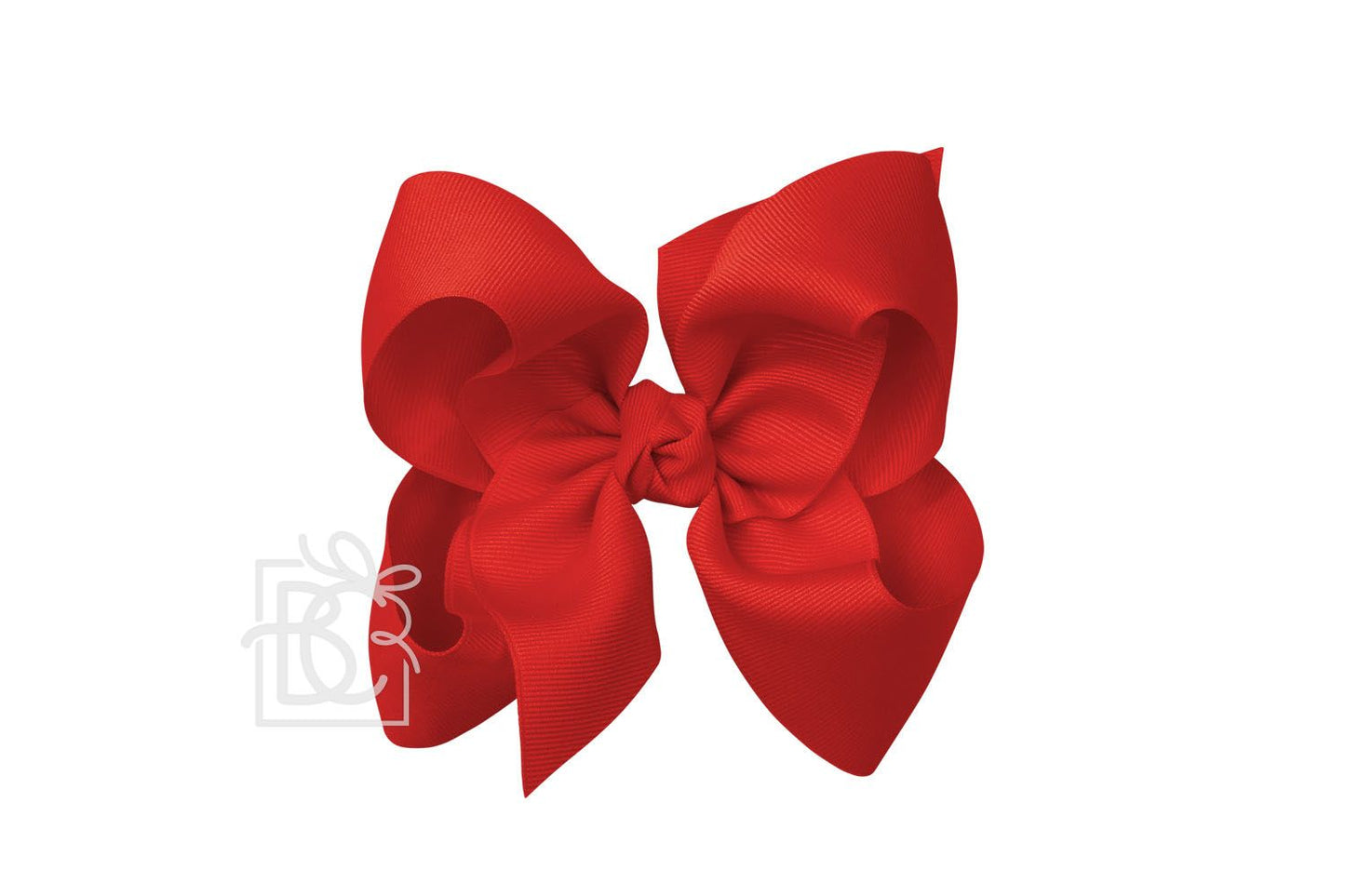 Signature Grosgrain Bow- Red 4.5 Large