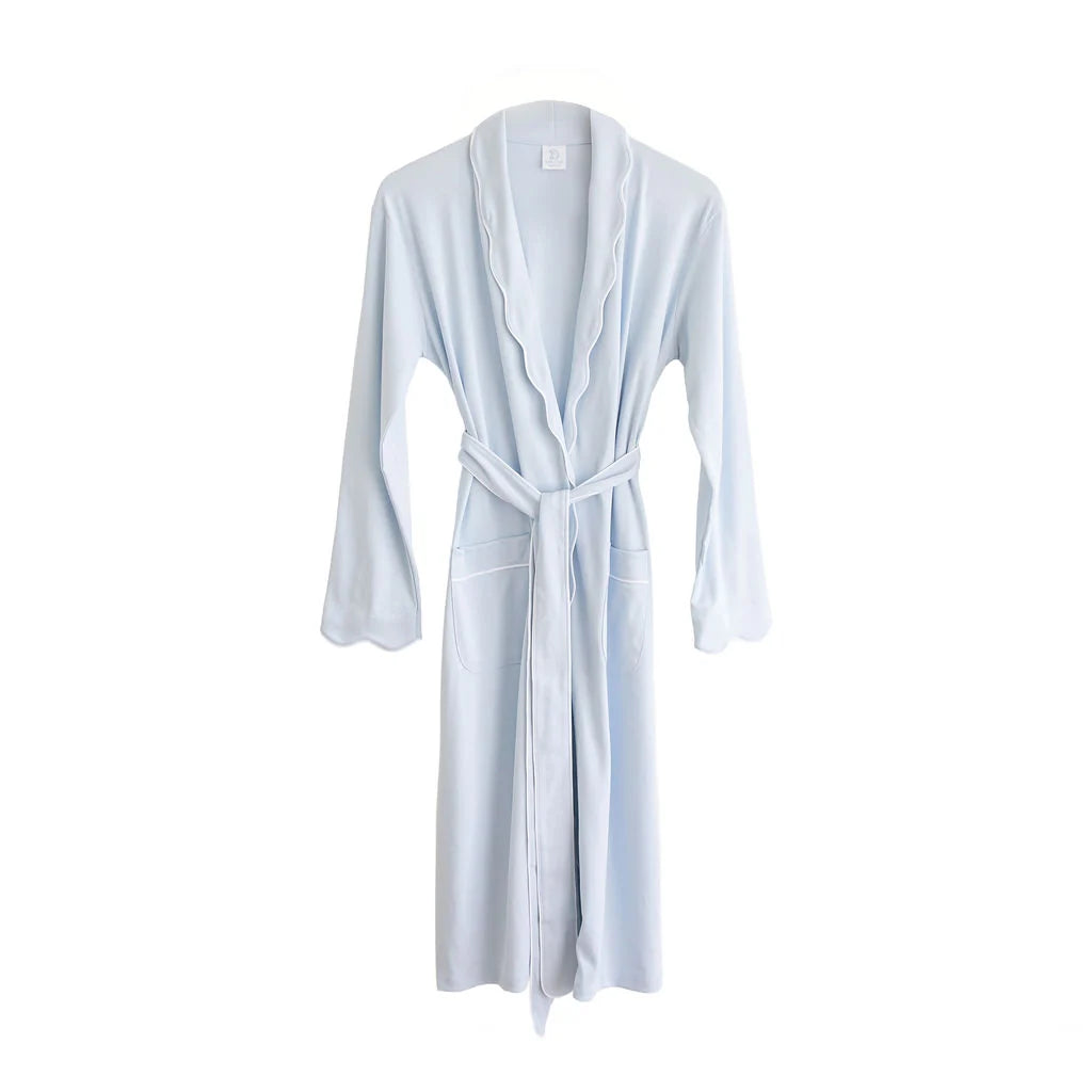 Blue Scalloped Robe (Women's)