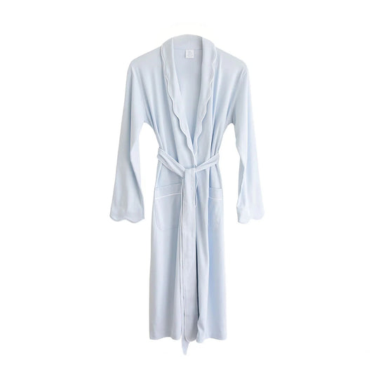 Blue Scalloped Robe (Women's)