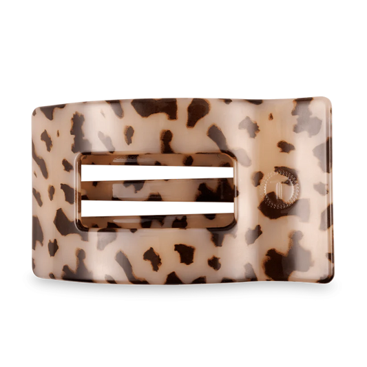 Blonde Tortoise Large Flat Rectangle Hair Clip