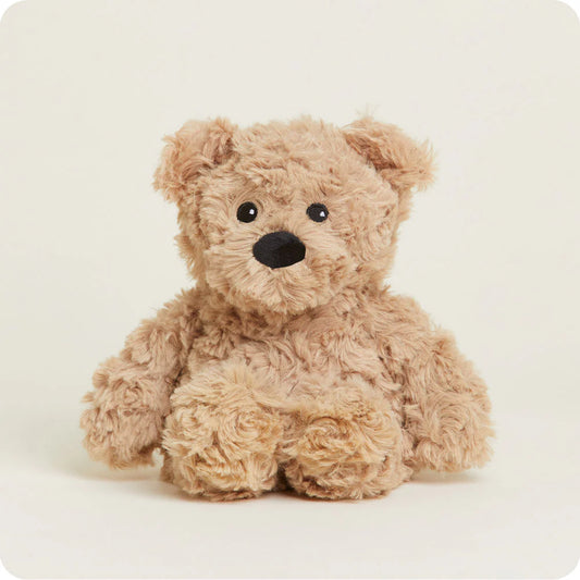 Brown Curly Bear  Warmies Junior