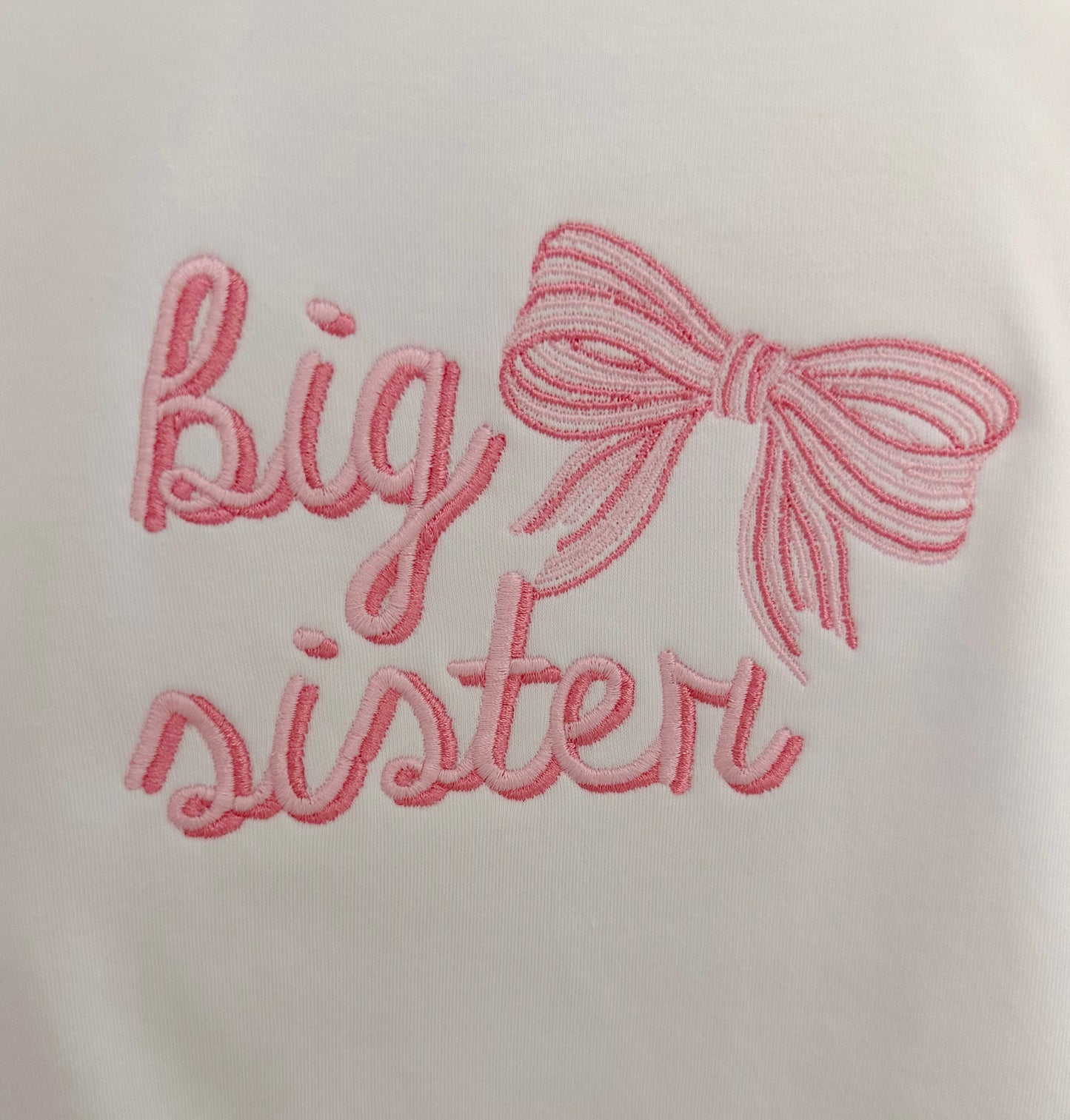 Big Sister Short Sleeve Ruffle Tee