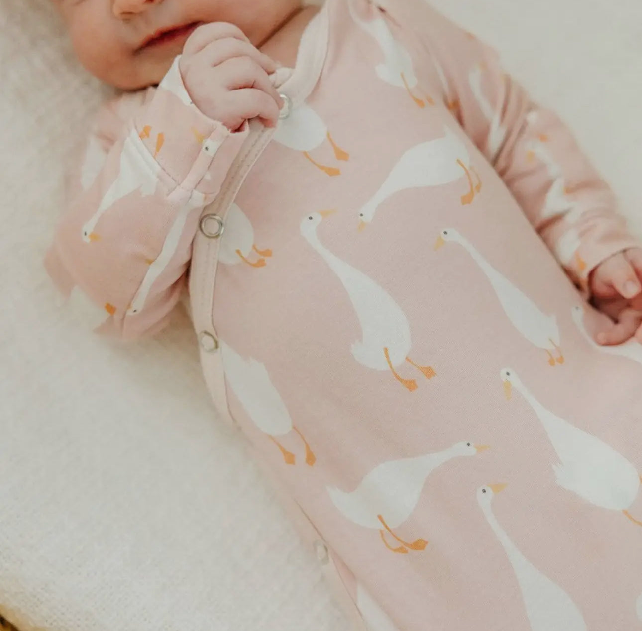Newborn Knotted Gown - Goosie