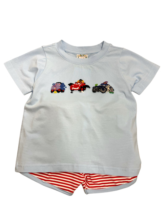 Halloween Cars Short Set