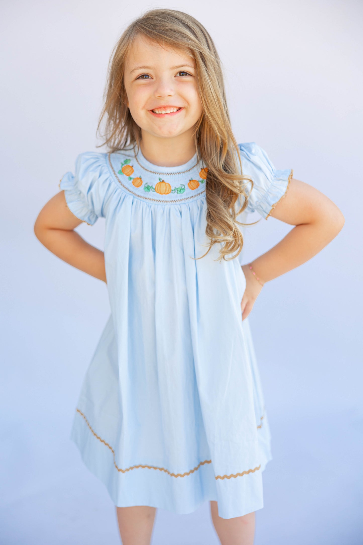 Blue Pumpkin Smocked Dress