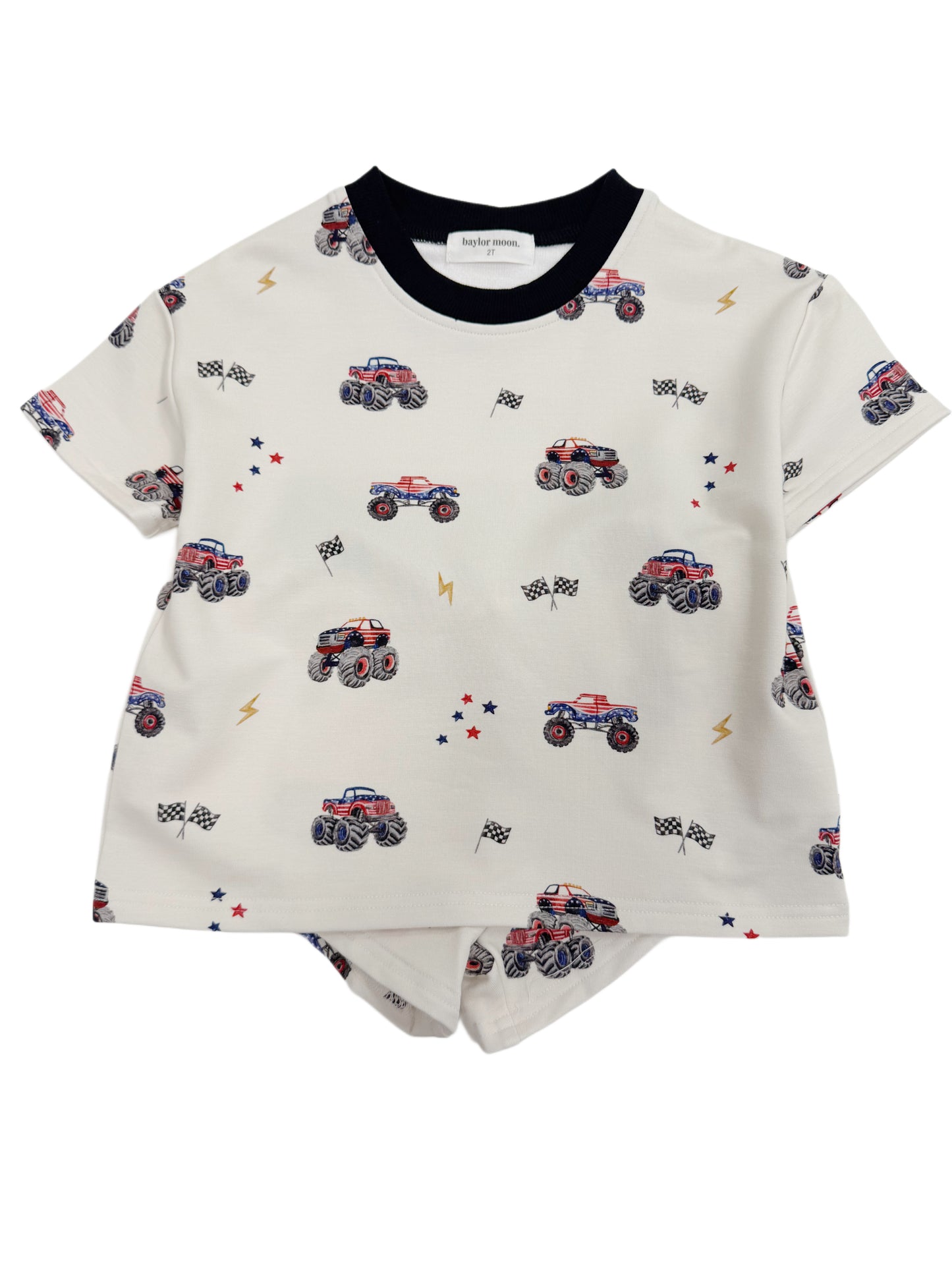 Red, White, & Vroom Short Set