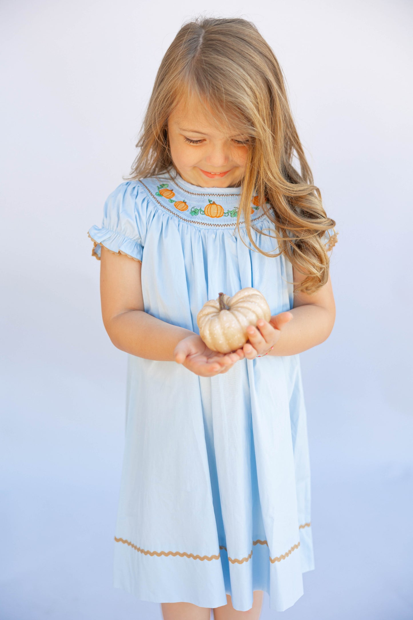 Blue Pumpkin Smocked Dress