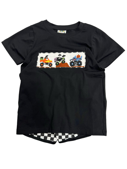 Halloween Monster Jam Short Set