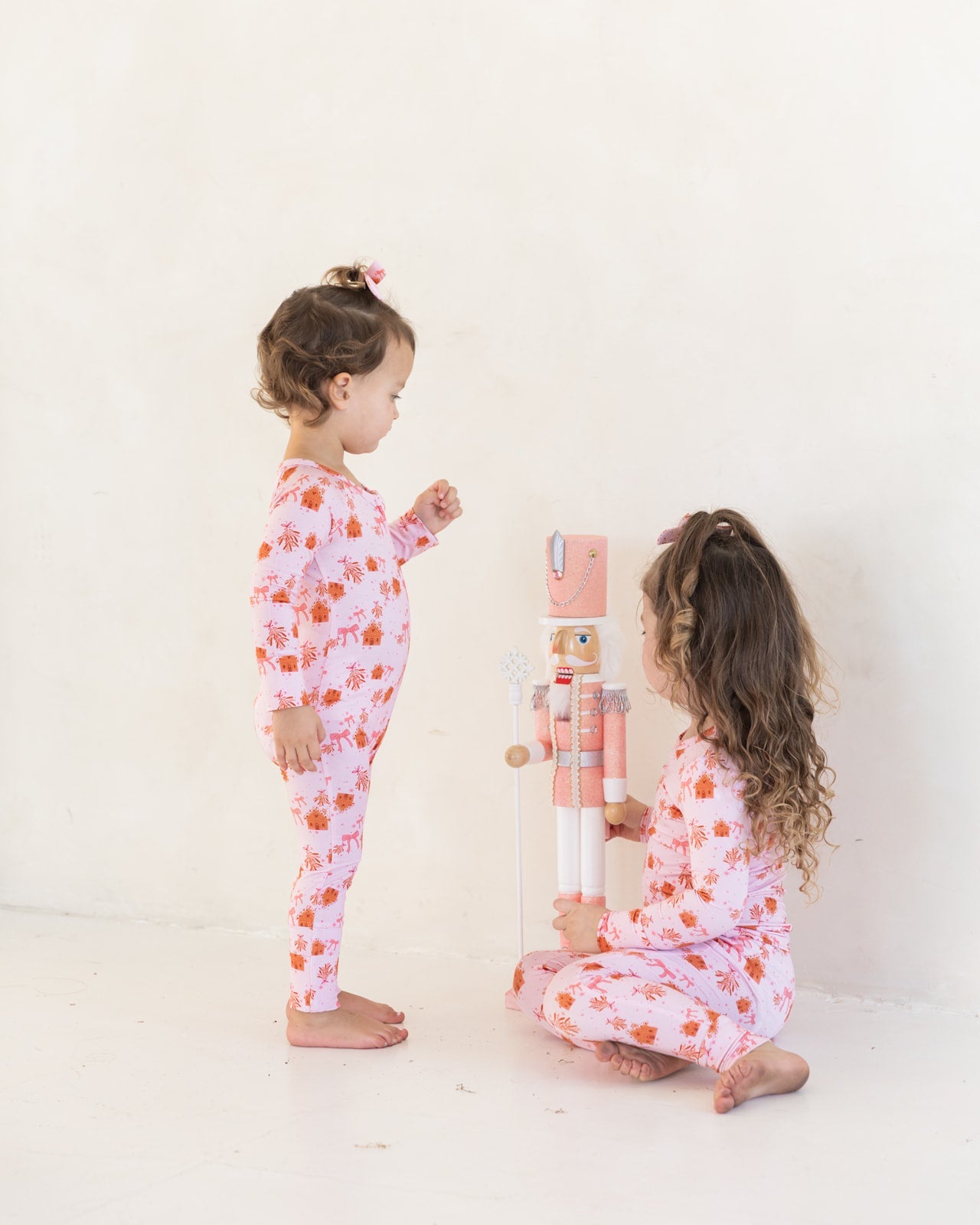 Pink Gingerbread | Bamboo Two Piece Pajamas
