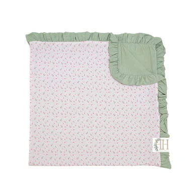 Tiptoe Tulip Stroller Blanket