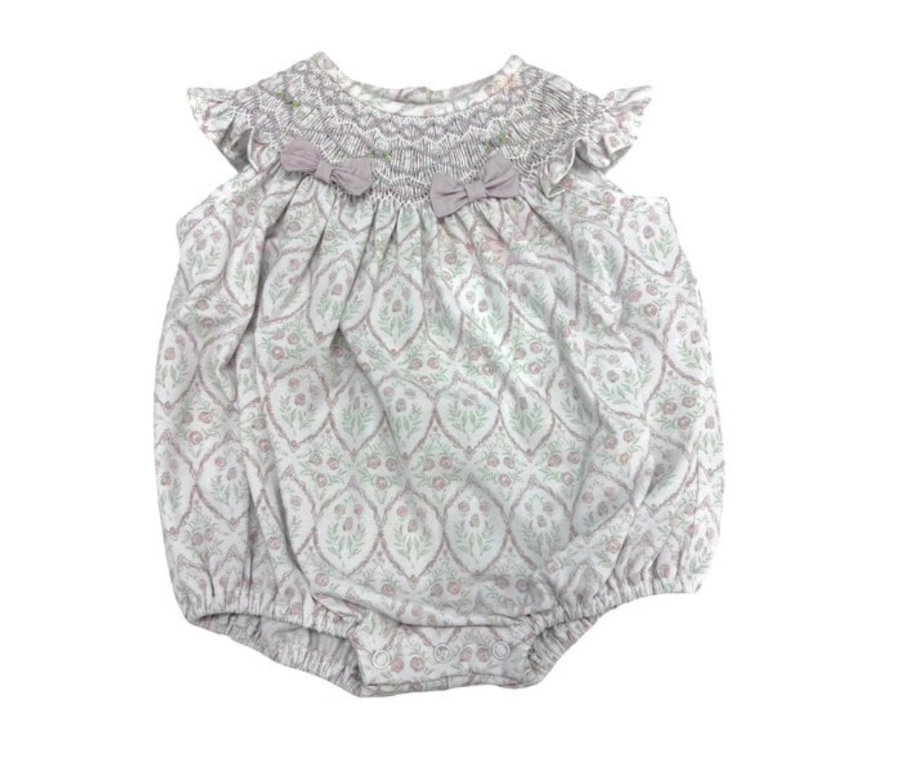 Spring Meadow Smocked Geo Bubble