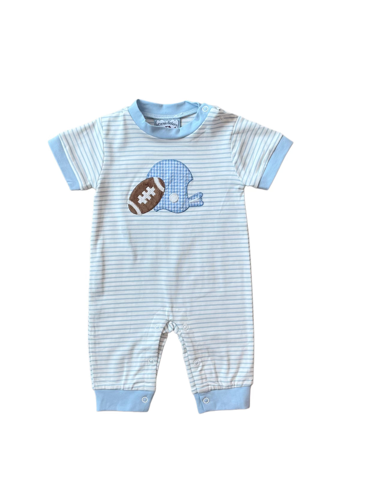 Boys Game Day Sleep Romper