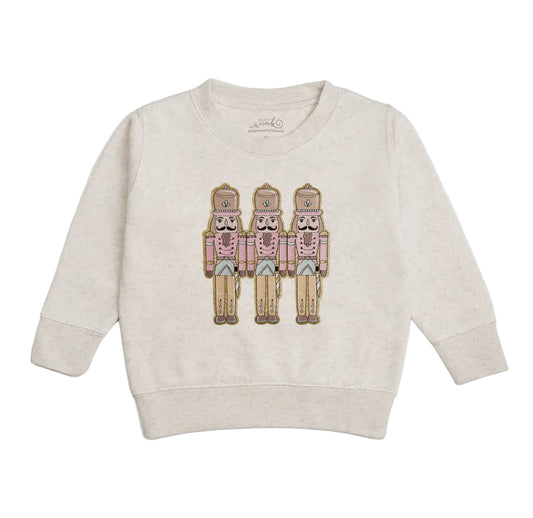 Pastel Nutcracker Patch Sweatshirt